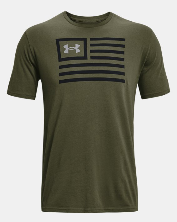 Men's UA Freedom Chest Graphic T-Shirt, Green, pdpMainDesktop image number 4